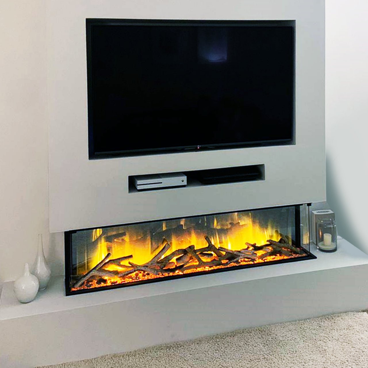 Media Wall Fireplace Package Offer 1, Wall Tv Units With Fireplace