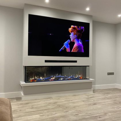 Media Wall & Fireplace Package Offer 4 - Includes UK Installation 🇬🇧