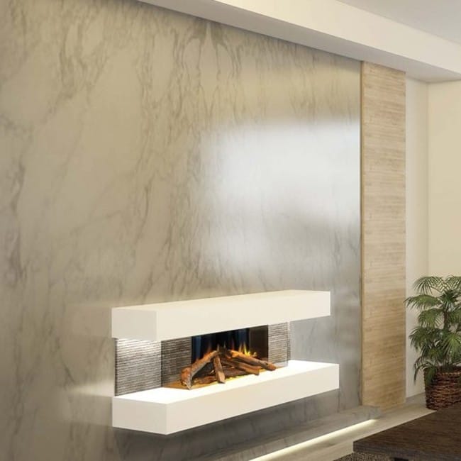 Evonic Compton 2 Wall Mounted Electric Suite From Fireplace Saver