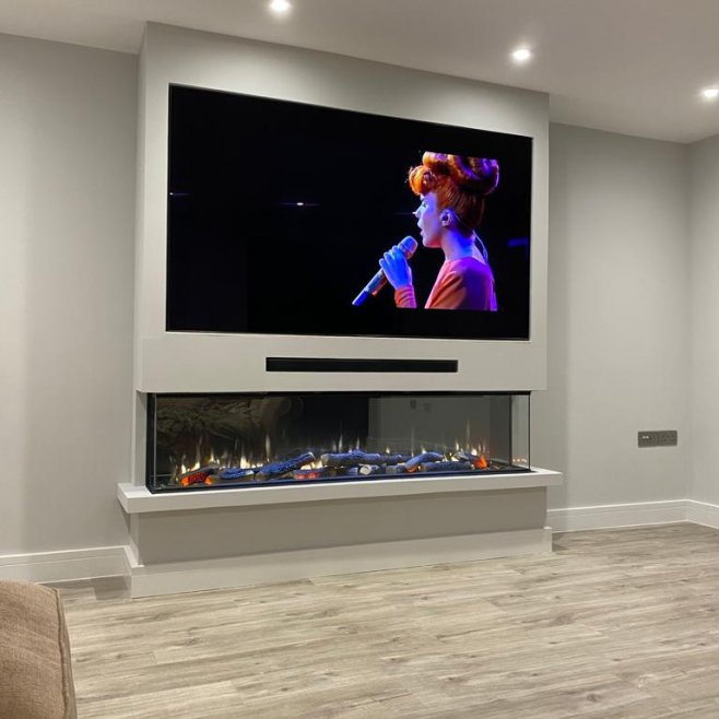 Image of Media Wall & Fireplace Package Offer 4 - Includes UK Installation 🇬🇧